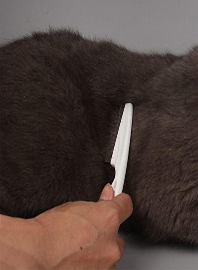 KittuPet مشط كيتو بيت للبراغيث - متوسط الحجم للكلاب والقطط لتنظيف وإزالة القراد والبراغيث (أبيض) - Image 5